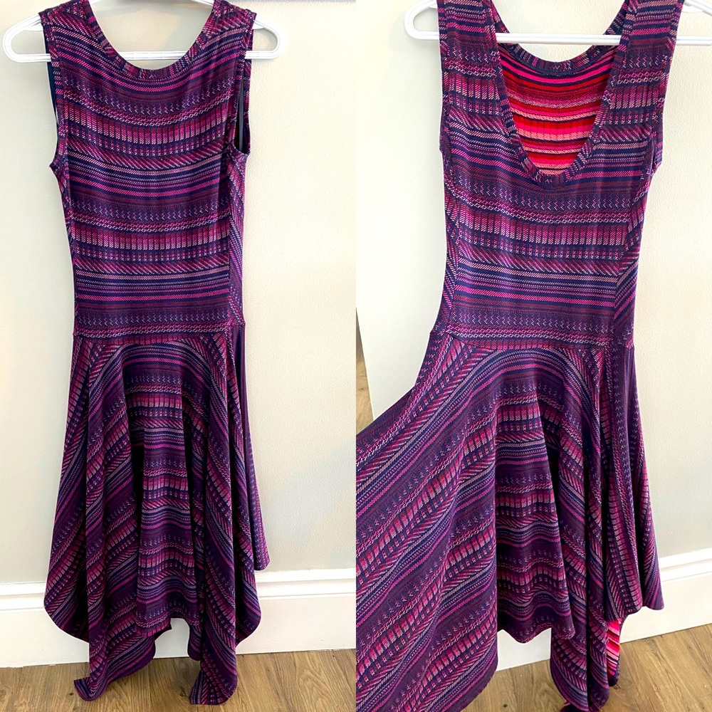 BCBG MaxAzria asymmetrical dress with open back size XXS